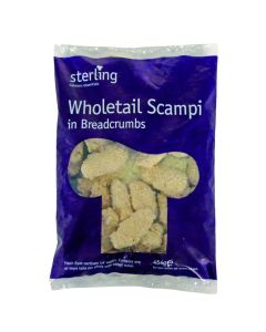A129 Sterling Breaded Wholetail Scampi