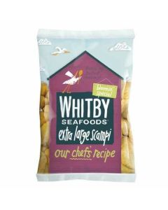 A650B Whitby Seafoods Extra Large Breaded Wholetail Scampi