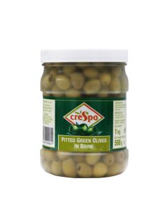 C047621 Crespo Pitted Green Olives (Plastic)
