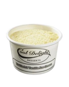 A585 Cool Delight Individual Vanilla Ice Cream (in Insulated Tubs
