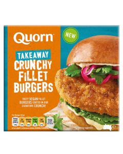 A1332B Quorn Vegan Vegetarian Buttermilk Chicken Burgers