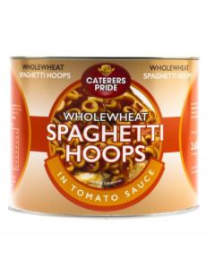 C025411 Caterers Pride Wholewheat Spaghetti Hoops in Tomato Sauce