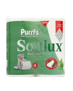 C08543B Purrfs 3ply Softlux Toilet Roll