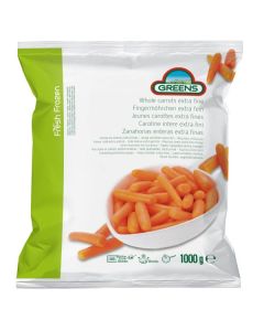 A013B Greens Frozen Baby Carrots
