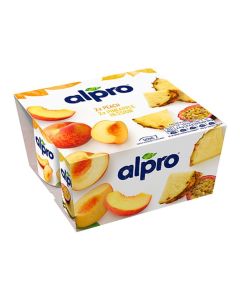 C07955 Alpro Pineapple, Passion Fruit & Peach Yogurt (Dairy Free)