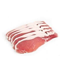 C342B Becketts Butchers Choice Unsmoked Rindless Back Bacon 5mm