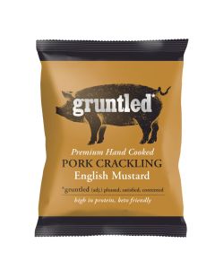 C07166 Gruntled English Mustard Pork Crackling (Bar Snack)