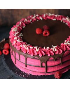 A8080 Truly Treats Raspberry & Chocolate Drip Cake