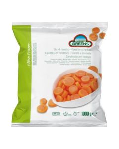 A014 Greens Frozen Sliced Carrots