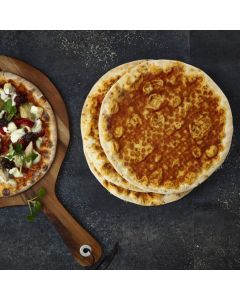 A9690 Pizza Plus 10'' Traditional Stonebaked Sauced Pizza bases