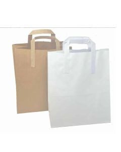 C35410 7'' Kraft S.O.S Paper Carrier Bag with Handles