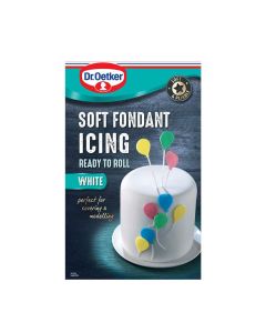 C037912 Dr Oetker Ready to Roll White Soft Fondant Icing