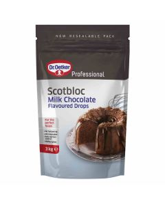 C06530 Dr Oetker Scotbloc Milk Cooking Chocolate Flavour Drops