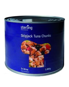 C0187B Sterling Skipjack Tuna Chunks in Brine