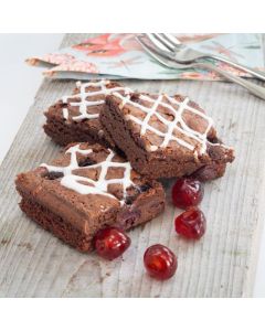 A6846 Cobbs Gluten Free Chocolate & Cherry Brownie Tray Bake