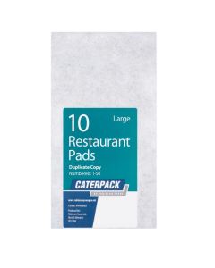 C002241 RY Caterpack Large Duplicate Restaurant Order Pads