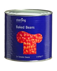 C0222 Sterling Reduced Salt & Sugar Baked Beans in Tomato Sauce