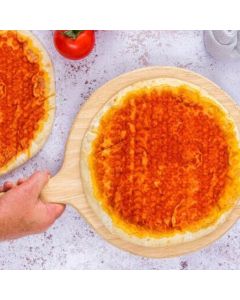 A9690 Pizza Plus 10'' Traditional Stonebaked Sauced Pizza bases