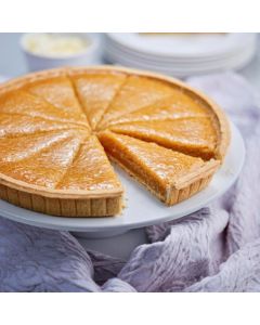 A8064 Waldron's Patisserie Vegan Treacle Tart (Pre-Portioned)