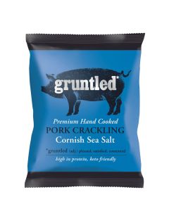C07167 Gruntled Cornish Sea Salt Pork Crackling (Bar Snack)