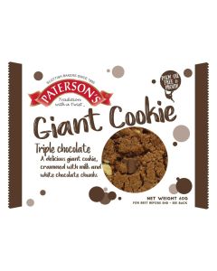 C00101B Paterson's Triple Chocolate Giant Cookies
