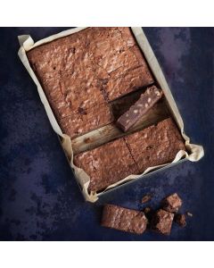 A6109 Peck and Strong Gluten Free Chocolate Brownies + Walnut Tray