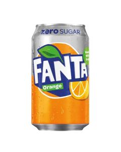 C034906 Fanta Orange Zero Cans
