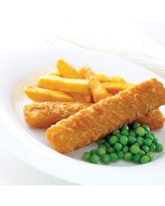 A649 Young's Chip Shop Battered Jumbo Cod Fish Fingers 70g
