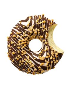 A7128 White & Dark Chocolate Nutty Zafari Donuts