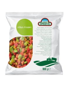 A041B Greens Frozen Diced Mixed Peppers
