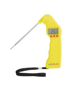 E0037 Hygiplas Easytemp Colour Coded Yellow Thermometer