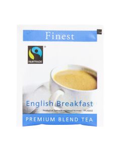 C0310 Nutshell Fairtrade English Breakfast Tag & Envelope Tea Bags