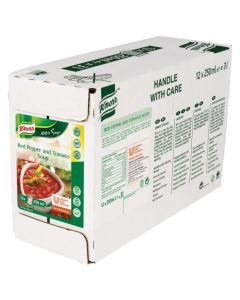 C44122 Knorr 100% Soup Red Pepper & Tomato (12 Ind Port)