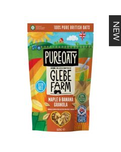 C0758 Glebe Farm Gluten Free Pure Oaty Maple & Banana Granola