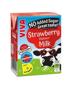 C02926 Viva Strawberry Flavoured Semi-Skimmed Milk