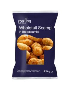 A129 Sterling Breaded Wholetail Scampi