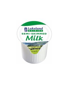 C036911 Lakeland Dairies UHT Semi-Skimmed Milk Portions
