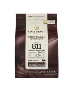 C06507 Callebaut Dark Chocolate Callets (Min 54.5% Cocoa Solids)
